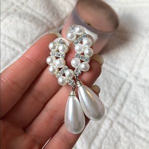 Wedding Faux Pearl Earrings